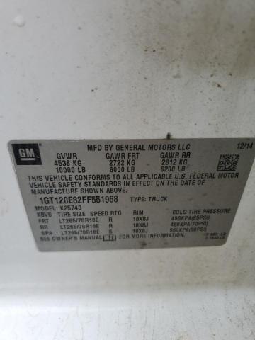 2015 GMC SIERRA K25 1GT120E82FF551968