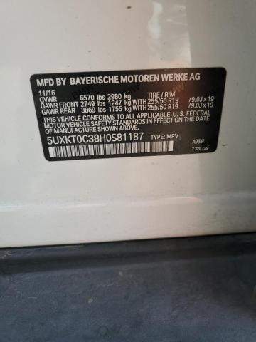 2017 BMW X5 XDR40E 5UXKT0C38H0S81187