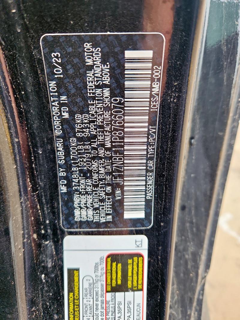 2023 TOYOTA GR 86 PREM JF1ZNBF11P8766079
