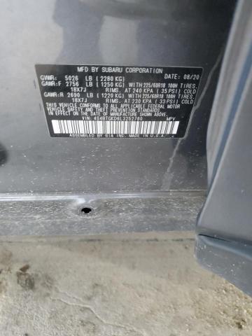 2020 SUBARU OUTBACK ON 4S4BTGKD6L3252780