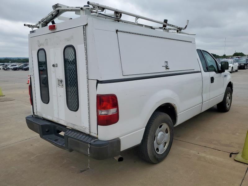 FORD F150 2008 white pickup gas 1FTRF12238KC03085 photo #4
