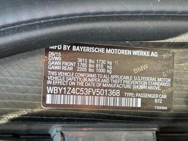 2015 BMW I3 REX - WBY1Z4C53FV501368