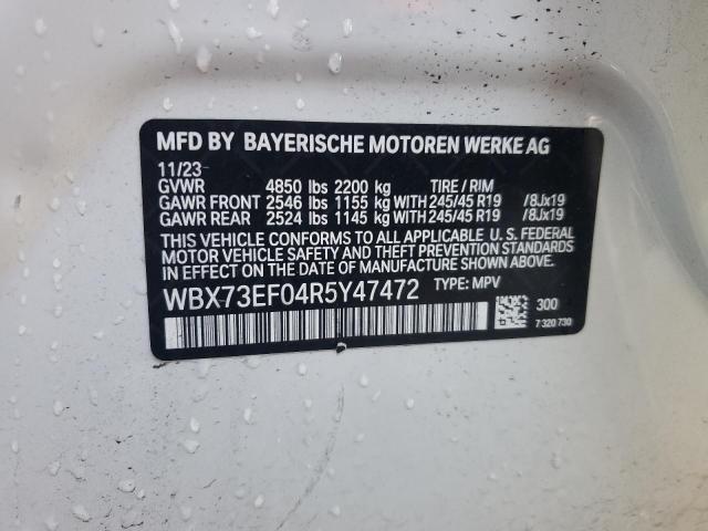 2024 BMW X1 XDRIVE2 - WBX73EF04R5Y47472