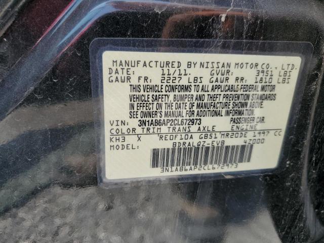 2012 NISSAN SENTRA 2.0 - 3N1AB6AP2CL672973