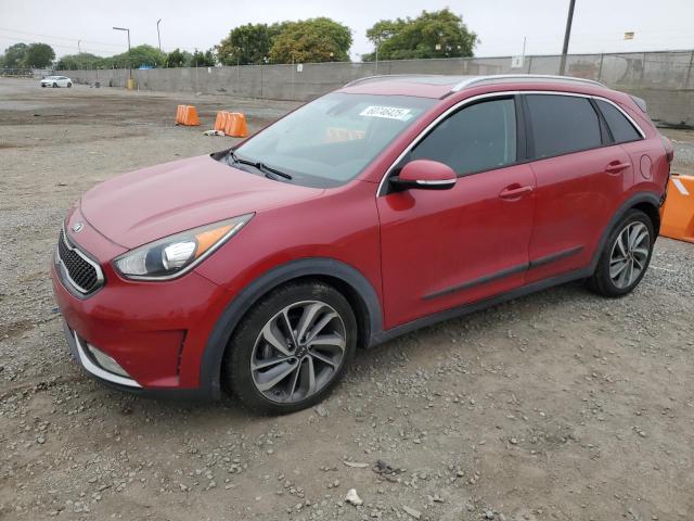 KIA NIRO EX TO 2017 red  hybrid engine KNDCE3LC0H5059652 photo #1