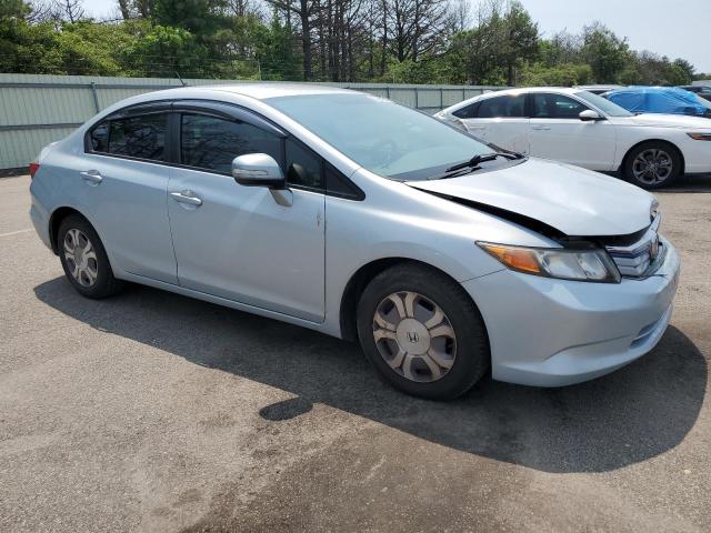 Vin: jhmfb4f21cs001802, lot: 60282315, honda civic hybrid 20124