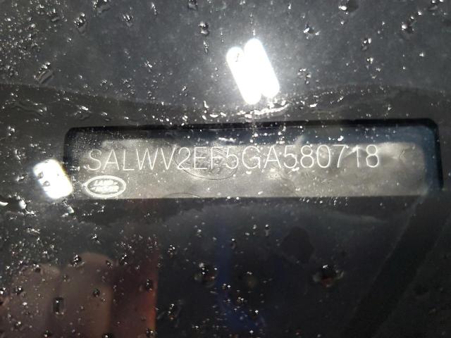 2016 LAND ROVER RANGE ROVE - SALWV2EF5GA580718
