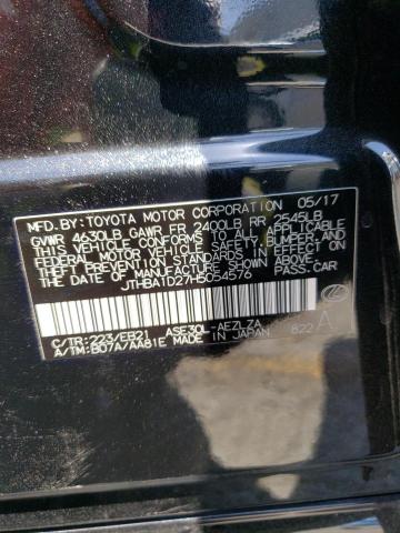 2017 LEXUS IS 200T JTHBA1D27H5054576