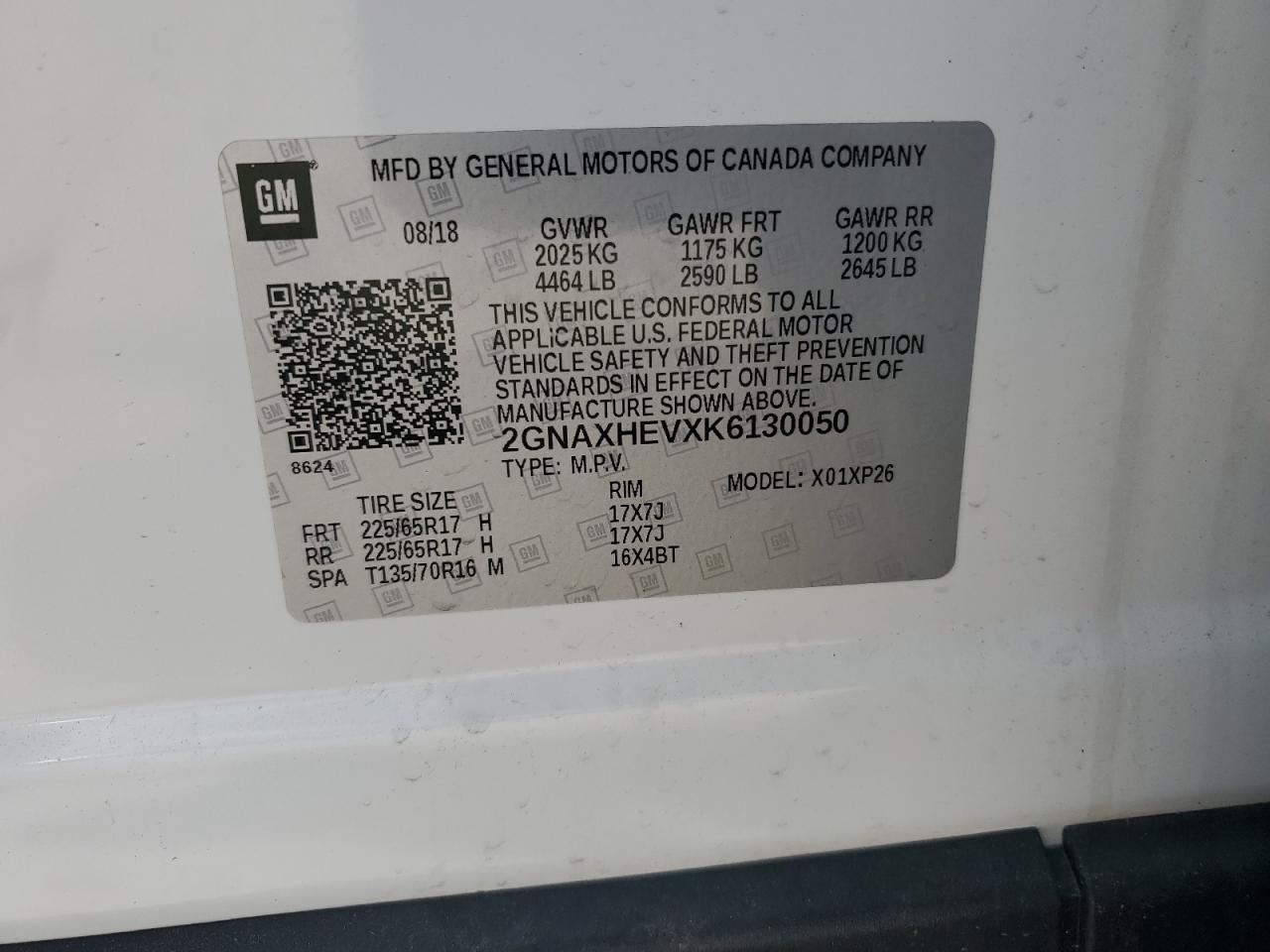 CHEVROLET EQUINOX LS