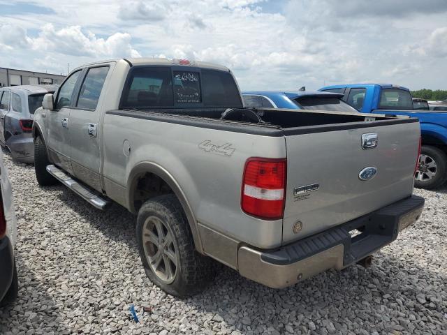 FORD F150 SUPER 2006 silver crew pic flexible fuel 1FTPW14V36FA93949 photo #3