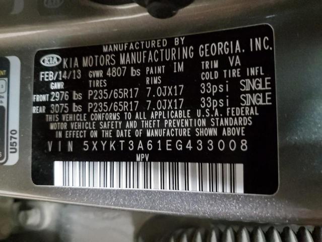 2014 KIA SORENTO LX - 5XYKT3A61EG433008