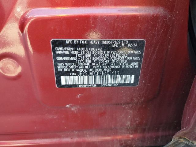 2015 SUBARU FORESTER 2 JF2SJADC6FH403413