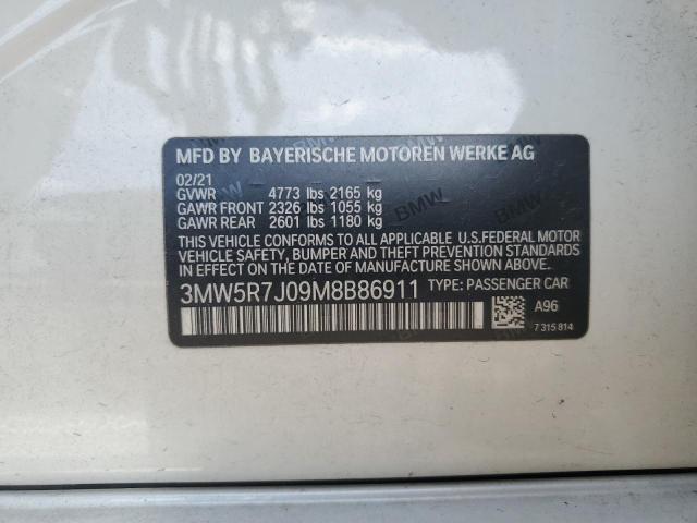 2021 BMW 330XI 3MW5R7J09M8B86911