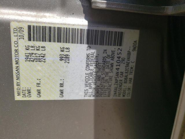 2010 NISSAN ALTIMA BAS - 1N4AL2AP5AN410452