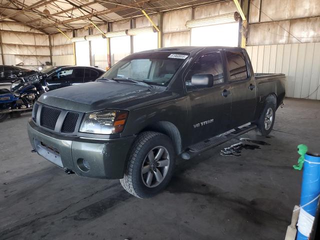 NISSAN TITAN XE 2005 green  flexible fuel 1N6BA07A75N522488 photo #1