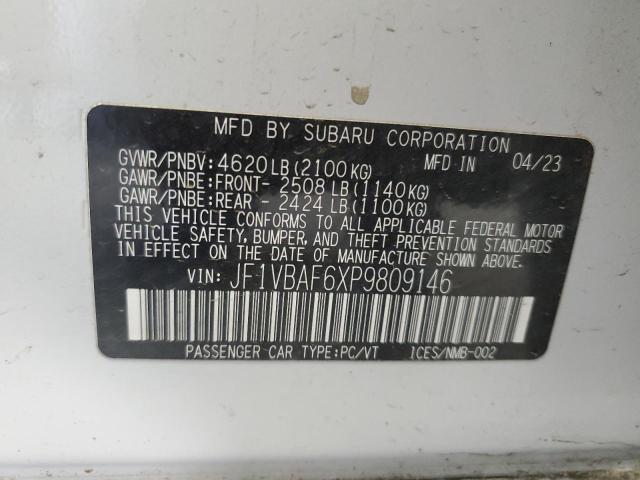 2023 SUBARU WRX PREMIU JF1VBAF6XP9809146
