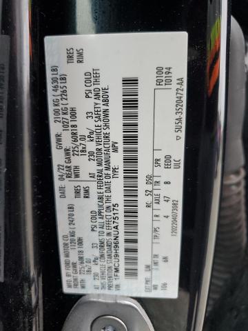 2022 FORD ESCAPE SEL - 1FMCU9H96NUA75175