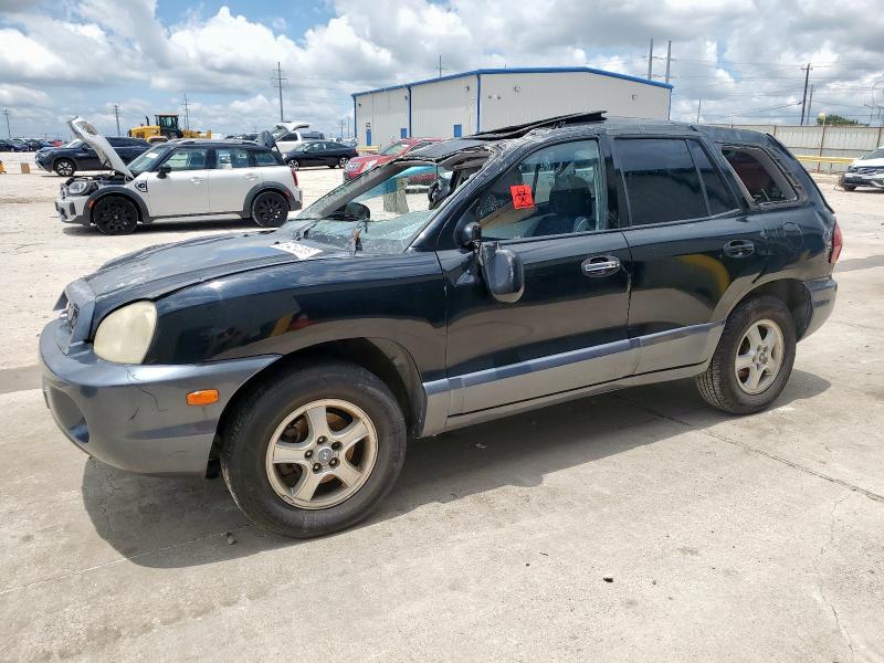 HYUNDAI SANTA FE G 2002 black  gas KM8SC13DX2U325878 photo #1