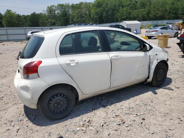 TOYOTA YARIS 2009 white  gas JTDKT903395253585 photo #4
