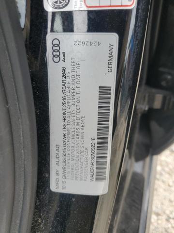 2016 AUDI A6 PREMIUM WAUCFAFC3GN092315