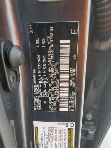 2015 TOYOTA 4RUNNER SR - JTEBU5JR0F5259280