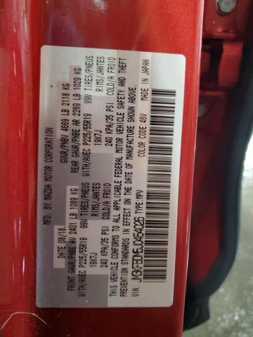 2018 MAZDA CX-5 GRAND - JM3KFBDM5J0454026