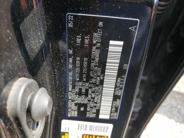 2022 TOYOTA HIGHLANDER 5TDBZRBH6NS220463