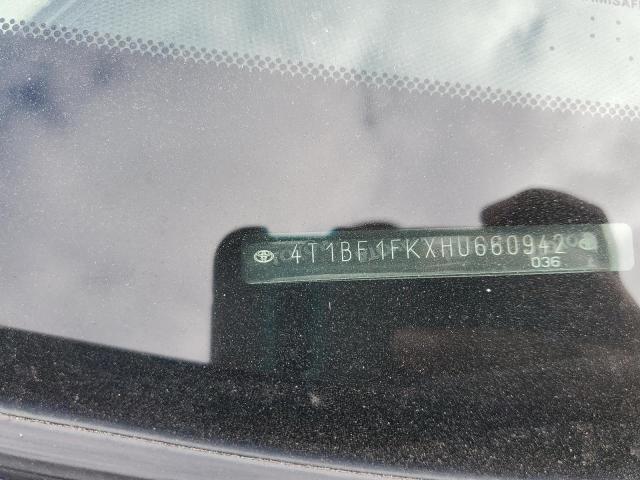 2017 TOYOTA CAMRY LE 4T1BF1FKXHU660942
