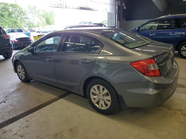 HONDA CIVIC LX 2012 gray sedan 4d gas 2HGFB2F59CH313357 photo #3