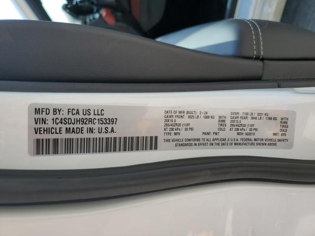2024 DODGE DURANGO SR 1C4SDJH92RC153397