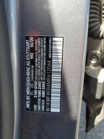 2021 MERCEDES-BENZ C 300 4MAT W1KWF8EB4MR612064