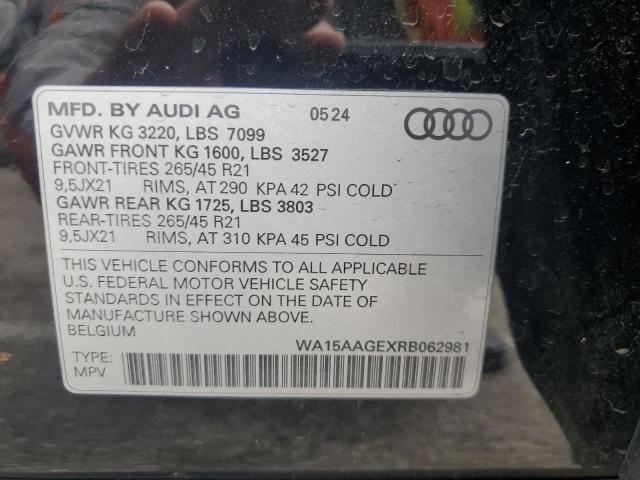 2024 AUDI Q8 E-TRON WA15AAGEXRB062981