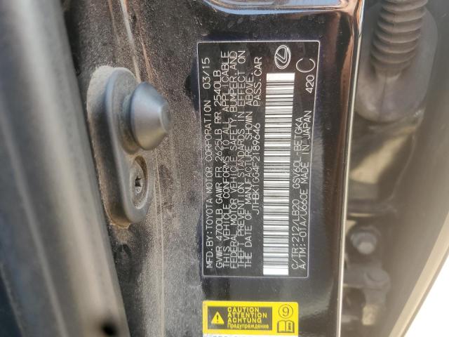2015 LEXUS ES 350 JTHBK1GG4F2189646