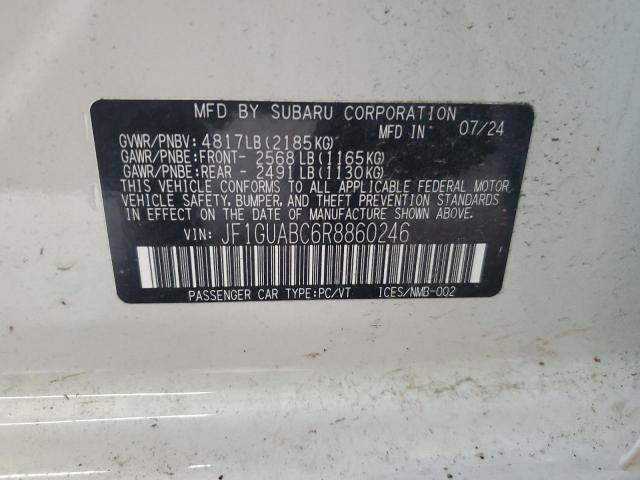 2024 SUBARU IMPREZA JF1GUABC6R8860246