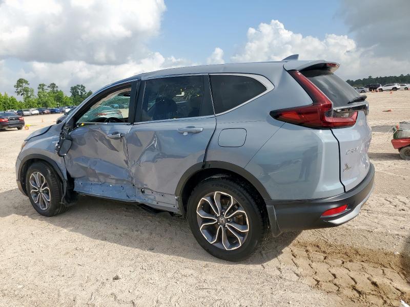 HONDA CR-V EXL 2022 blue  hybrid engine 5J6RT6H84NL009554 photo #3