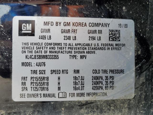 2021 BUICK ENCORE PRE KL4CJESB9MB333355