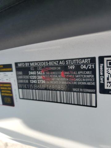 2021 MERCEDES-BENZ E 450 W1K1J5JB6MF168085