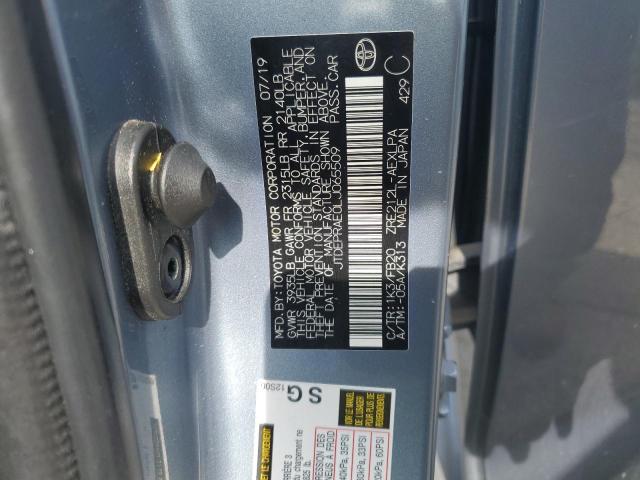 2020 TOYOTA COROLLA LE JTDEPRAE0LJ065509