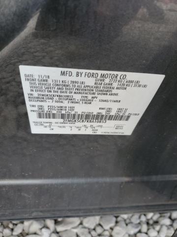 2019 FORD FLEX SEL - 2FMGK5C87KBA10853