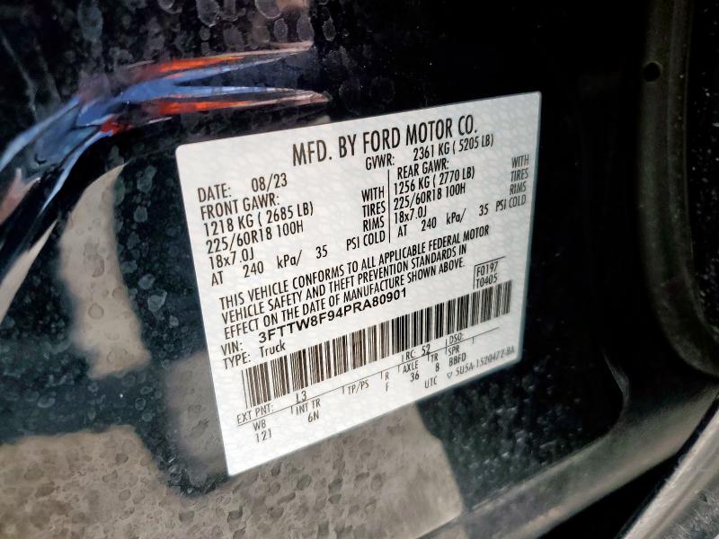 2023 FORD MAVERICK X 3FTTW8F94PRA80901