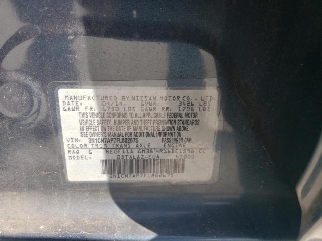 2015 NISSAN VERSA S - 3N1CN7AP7FL802675