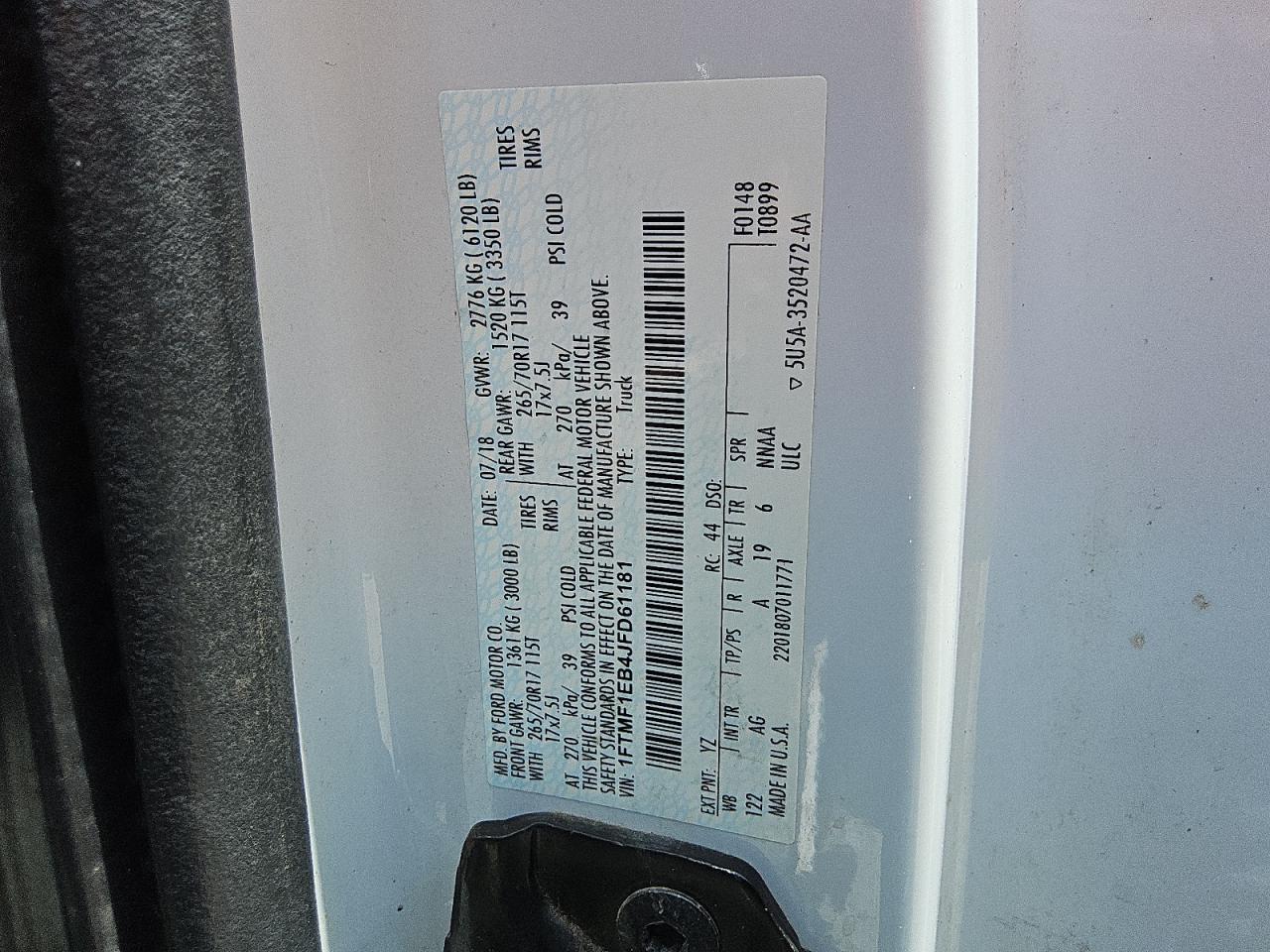 Ford F150 2018