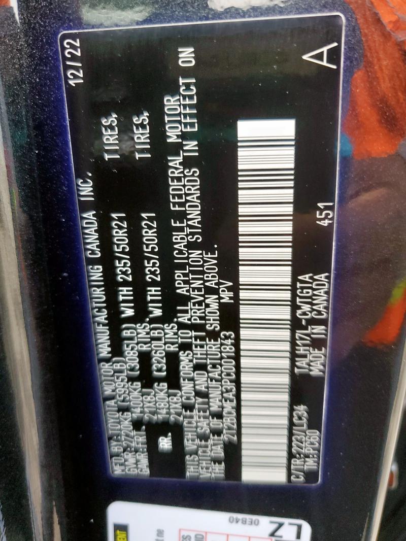 2023 LEXUS RX 500H F 2T2BCMEA3PC001843