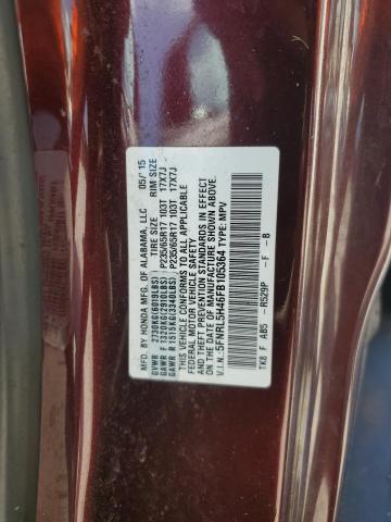 2015 HONDA ODYSSEY EX 5FNRL5H46FB105364