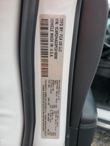2023 DODGE DURANGO SXT 1C4RDHAG0PC616098