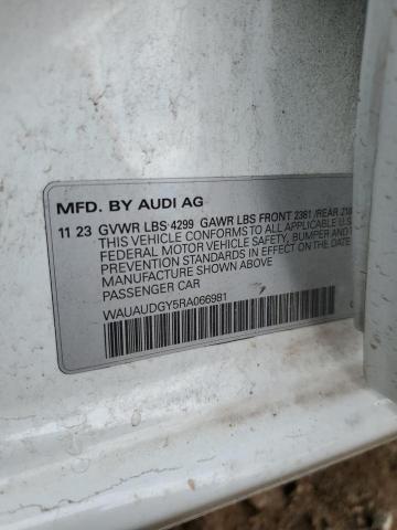 2024 AUDI A3 PREMIUM WAUAUDGY5RA066981
