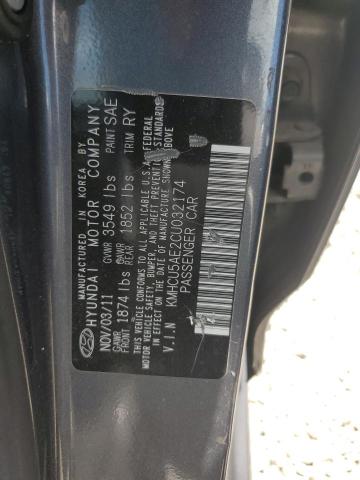 2012 HYUNDAI ACCENT GLS - KMHCU5AE2CU032174