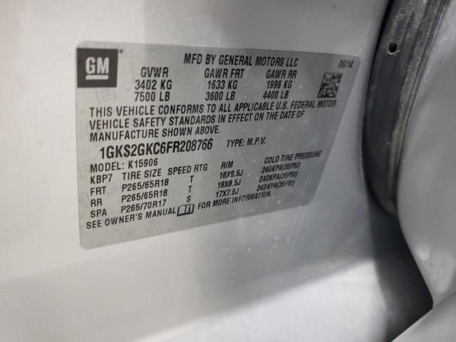 2015 GMC YUKON XL K 1GKS2GKC6FR208766