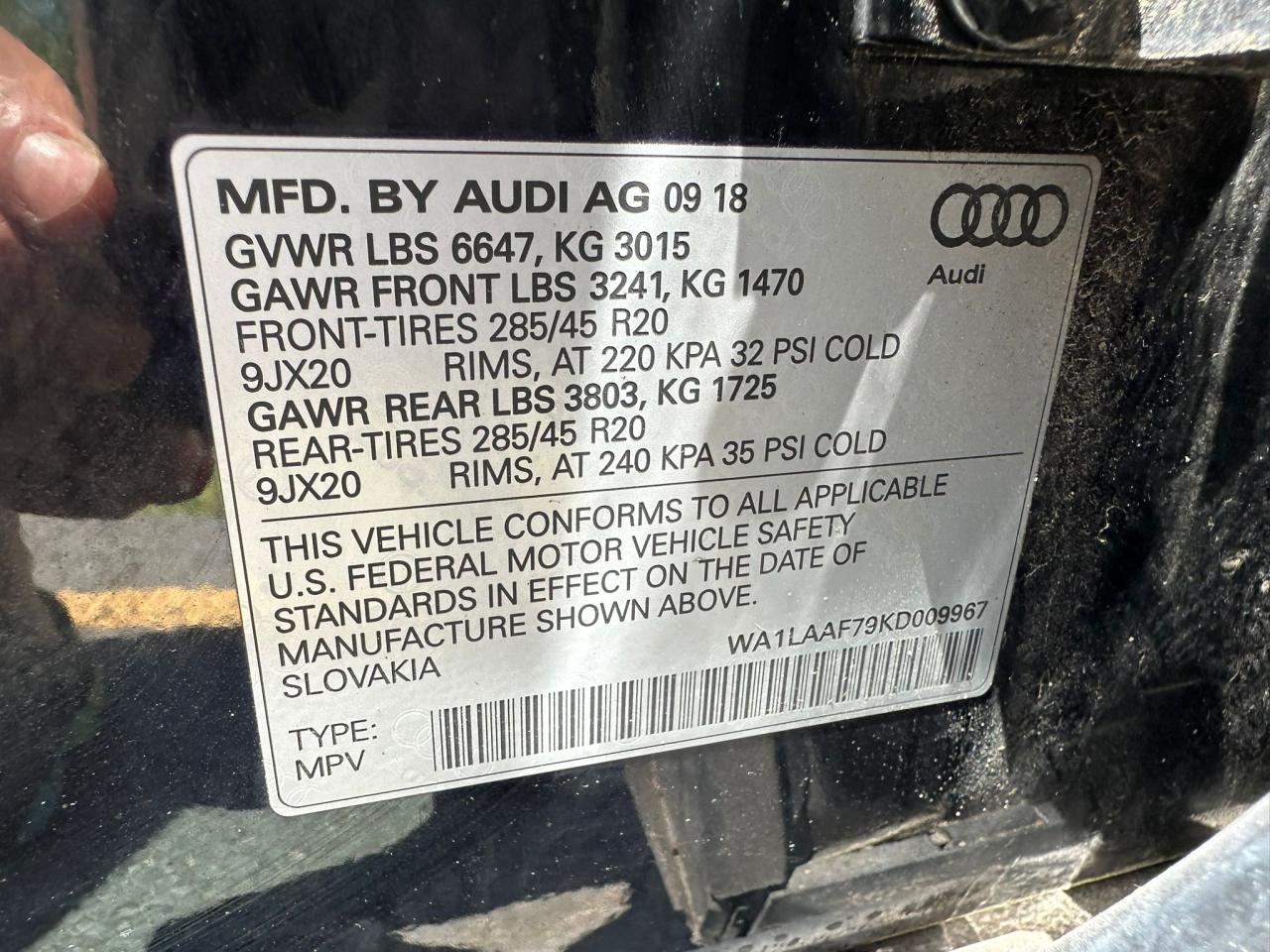 AUDI Q7 PREMIUM PLUS