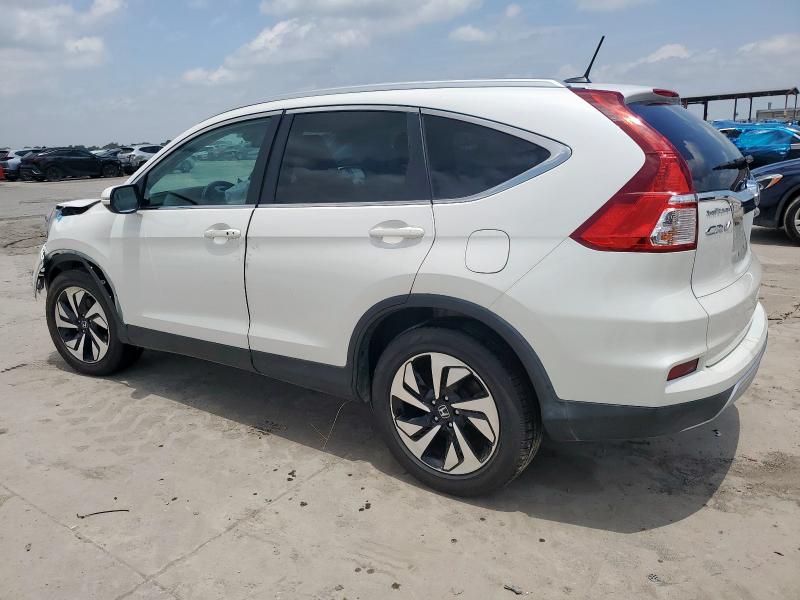 HONDA CR-V TOURI 2015 white  gas 5J6RM3H93FL018171 photo #3
